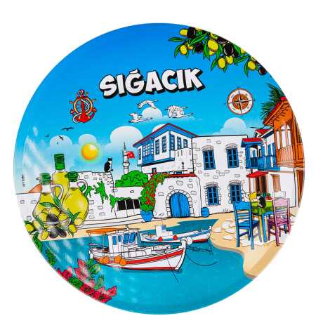 Sığacık Themed Metal Trivet - 1