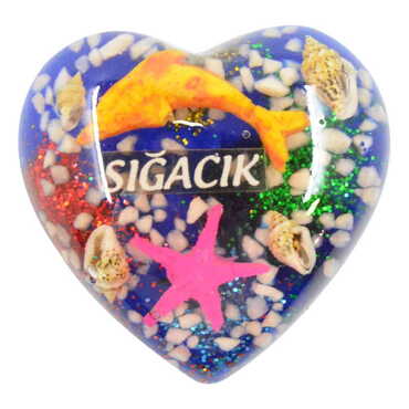 Sığacık Themed Transparent Polyester Photo Fridge Magnet - Thumbnail