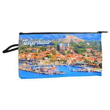 Sığacık Themed Turkish Woven Wallet 183x97x8 mm - Myros