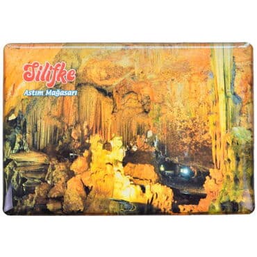 Wholesale Silifke Themed Myros Rectangle Refrigerator Magnet 80x55 mm