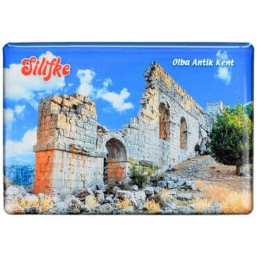 Wholesale Silifke Themed Myros Rectangle Refrigerator Magnet 80x55 mm - 4