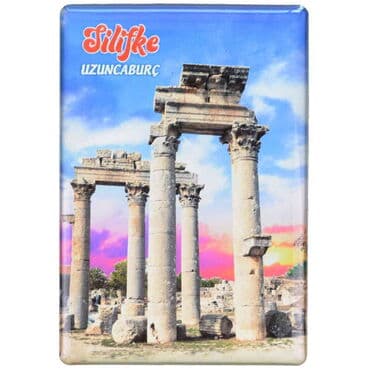 Wholesale Silifke Themed Myros Rectangle Refrigerator Magnet 80x55 mm - 11