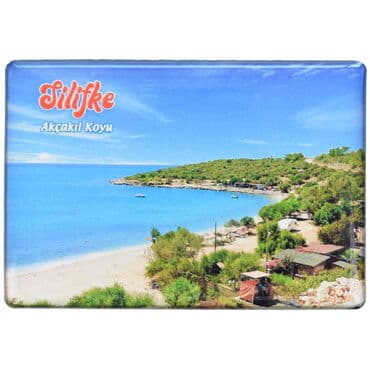 Wholesale Silifke Themed Myros Rectangle Refrigerator Magnet 80x55 mm - 14