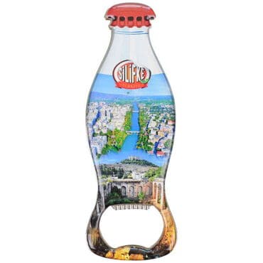 Wholesale Silifke Themed Myros Metal Bottle Opener Refrigerator Magnet 120x41 mm
