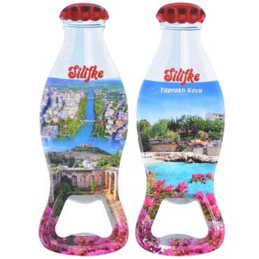Wholesale Silifke Themed Myros Bottle Opener Refrigerator Magnet 42x120 mm - 3