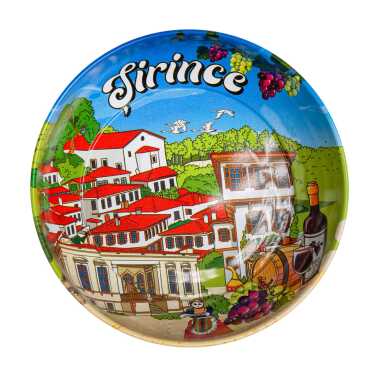 Şirince Themed Metal Bowl 115 mm - Standart - 2