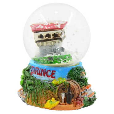 Sirince Themed Polyester Snow Globe - Thumbnail