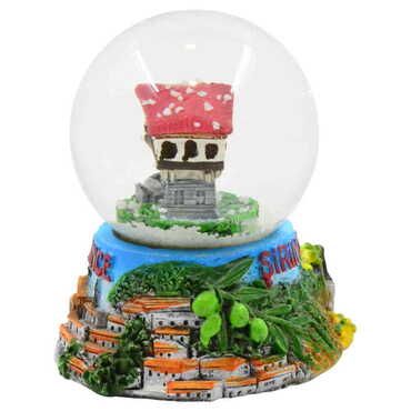 Sirince Themed Polyester Snow Globe - Thumbnail