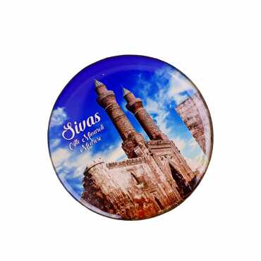 Sivas Temalı Myros Yuvarlak Magnet 67 mm - 16