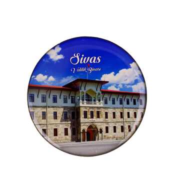 Sivas Temalı Myros Yuvarlak Magnet 67 mm - 7