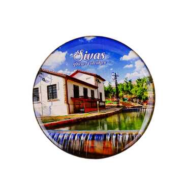 Sivas Temalı Myros Yuvarlak Magnet 67 mm - 10