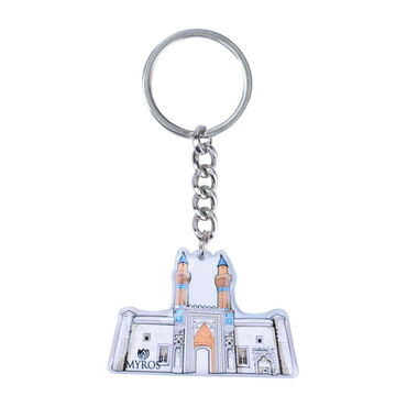 Myros - Sivas Themed Custom Shape Double Sided Printed Epoxy Keychain