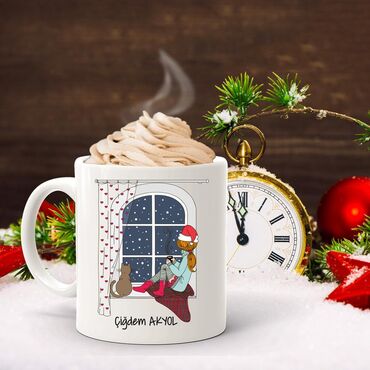 Myros - Snowfall Mug with Customizable Name