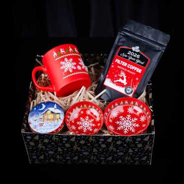 Fireplace Coffee Mug Set