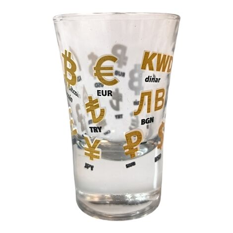 Special Message Themed Custom Printed Shot Glass 45x70 mm