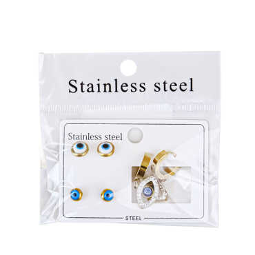 Steel Earring Set - 5