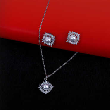 Steel Necklace Set - 4