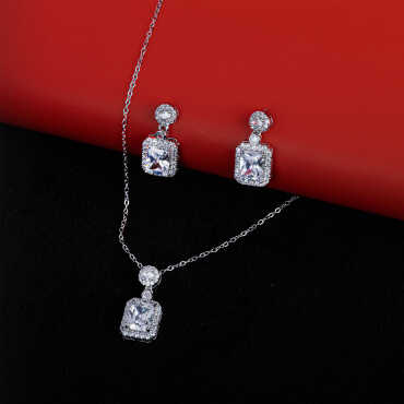 Steel Necklace Set - 7