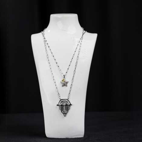 Steel Women's Necklace - 7