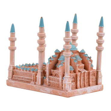 Sultan Ahmed Themed Polyester Brown Figurine - Thumbnail