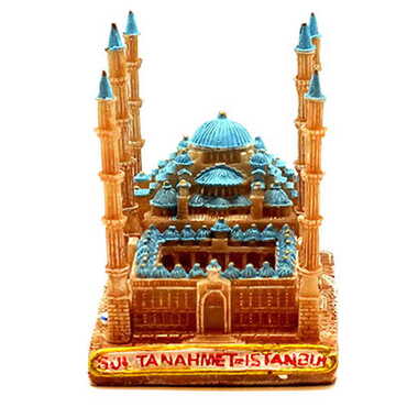 Myros - Sultan Ahmed Themed Polyester Orange Figurine