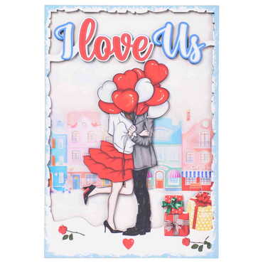 Myros - Sweetheart Themed Wooden Customised Door Sign Board 200x290 Mm