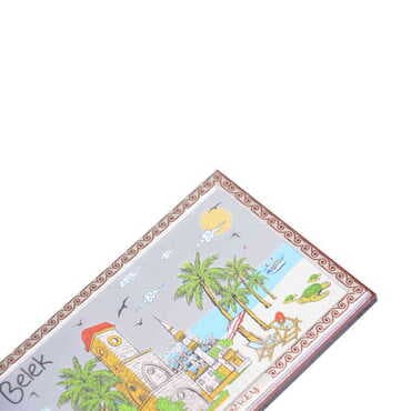 Belek Themed Silver Plated Desktop Decor Mahogany 78X125 Mm - Standart - 6