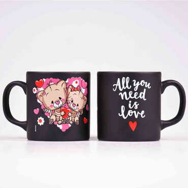 Myros - Teddy Bear Themed Ceramic Custom Printed Mug