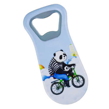 Teddy Bear Themed UV Printed Refrigerator Magnet Bottle Opener 95x43 mm - 2