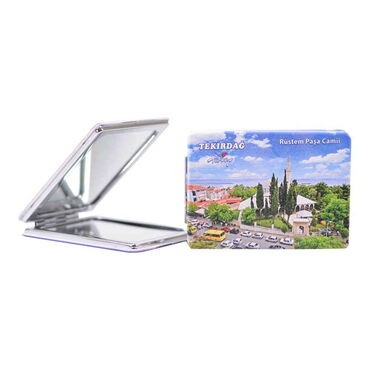 Toptan Tekirdağ Temalı Myros Dikdörtgen Özelleştirilmiş Pu Ayna 85x62x11 mm - Thumbnail