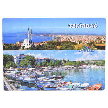 Myros - Toptan Tekirdağ Temalı Uv Baskılı Puzzle 130x180 mm