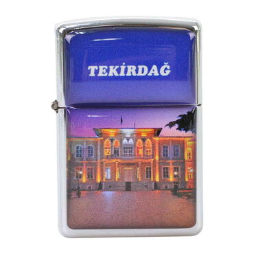 Myros - Tekirdag Themed Custom Printed Metal Gasoline Lighter