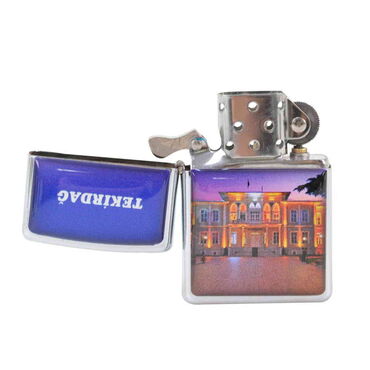 Tekirdag Themed Custom Printed Metal Gasoline Lighter - Thumbnail