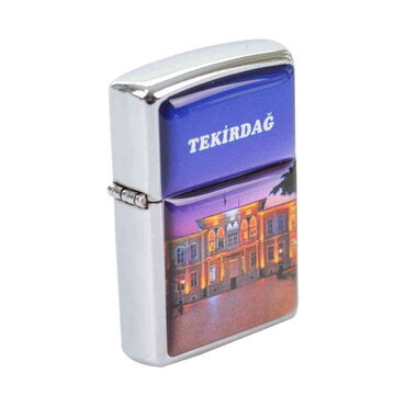 Tekirdag Themed Custom Printed Metal Gasoline Lighter - Thumbnail