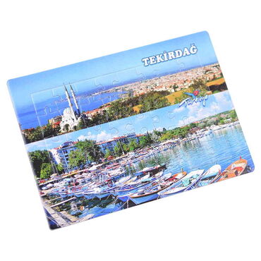 Tekirdag Themed Customised Paper Jigsaw Puzzle 130x180 mm - Thumbnail