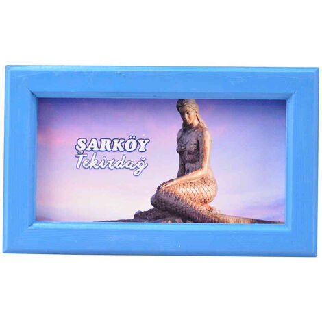 Tekirdag Themed Medium Wooden Printed Frame 130x205 mm