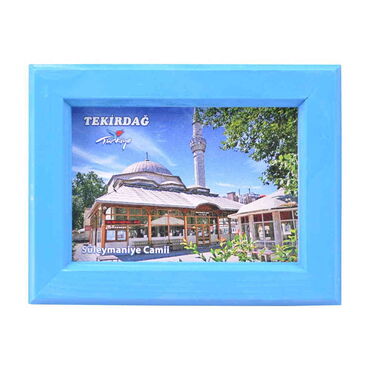 Myros - Tekirdag Themed Small Wooden Printed Frame 120x150 mm