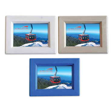 Cable Card Themed Small Wooden Printed Frame 120x150 mm