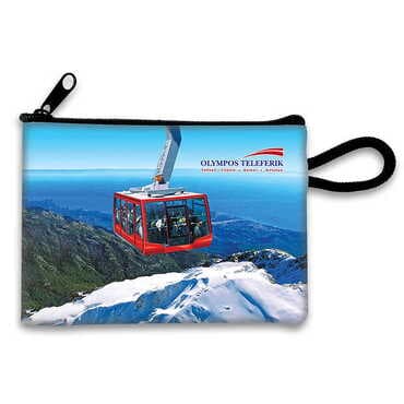 Cable Card Themed Turkish Woven Wallet 113x80x8 mm