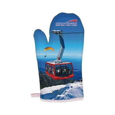Cable Card Themed Customised Digital Printed Kitchen Glove 300x150 mm