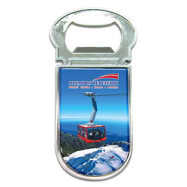 Toptan Teleferik Temalı Myros Küçük Açacak Magnet 30x77 mm
