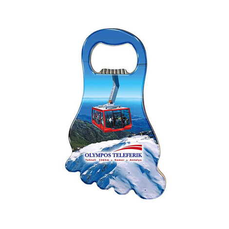 Toptan Teleferik Temalı Myros Metal Ayak Açacak Magnet 100x59 mm - 1
