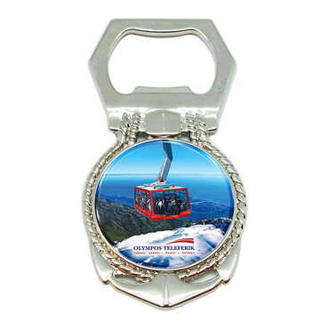 Toptan Teleferik Temalı Myros Metal Çapa Açacak Magnet 40x75 mm - Myros