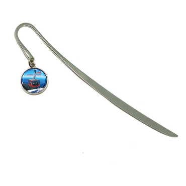 Cable Card Themed Metal Bookmark 25x140 mm