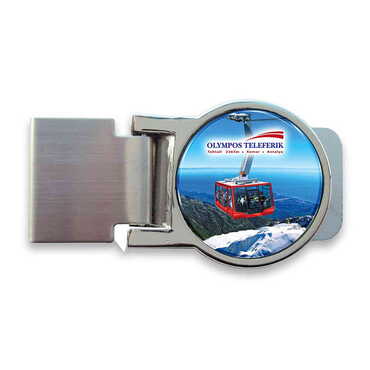 Cable Card Themed Metal Money Clip