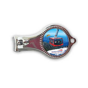 Cable Card Themed Customised Metal Epoxy Nail Clipper 60x32x14 mm