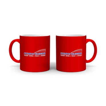 Cable Card Themed Customised Serigraphy Printed Ceramic Mug 82x90 mm - 4