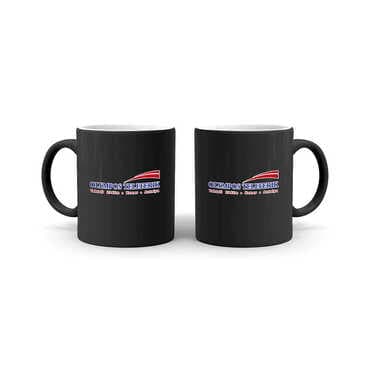 Cable Card Themed Customised Serigraphy Printed Ceramic Mug 82x90 mm - 6