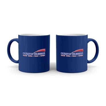 Cable Card Themed Customised Serigraphy Printed Ceramic Mug 82x90 mm - 7