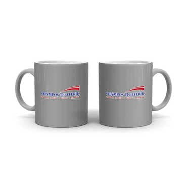 Cable Card Themed Customised Serigraphy Printed Ceramic Mug 82x90 mm - 9